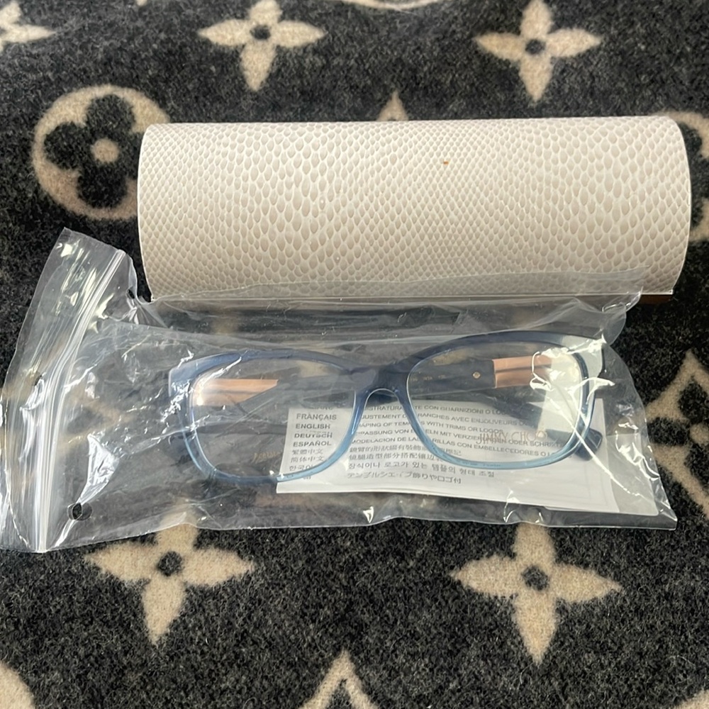 New Jimmy Choo glasses in original packaging and case